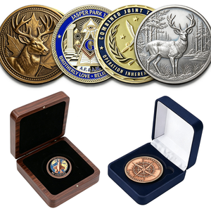 Moneda Conmemorativa Premium Personalizada de la Vida Silvestre <span class=keywords><strong>Canadiense</strong></span>, Estilo Antiguo y Moderno, con Estuche para Monedas de Colección - Product Image 1