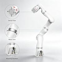 Cobots TCB605 de Alta Precisión y Ultraligeros, Carga Útil de 5-10 kg, Brazo Robótico con Función de Enseñanza por Arrastre