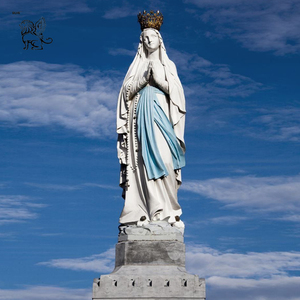Estatuas Religiosas <span class=keywords><strong>Grandes</strong></span> <span class=keywords><strong>para</strong></span> Exteriores de Tamaño Personalizado, Escultura de la Virgen María en Mármol <span class=keywords><strong>para</strong></span> Jardín de Iglesia - Product Image 1