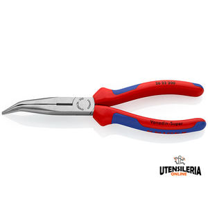 Knipex 40° <b>bent</b> <b>nose</b> <b>pliers</b> and side cutters for mechanics, 200mm - Product Image 3