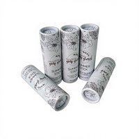 100% boîte ronde de déodorant écologique Push up crème solaire emballage conteneur baume à lèvres Kraft carton papier Tube résistant à l'huile