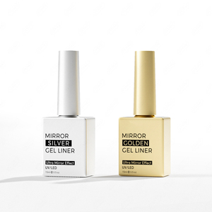 Gel de liner métallique professionnel effet miroir haute densité argenté <span class=keywords><strong>doré</strong></span> pour nail art, gel polish effet fil pour <span class=keywords><strong>manucure</strong></span> en salon - Product Image 5