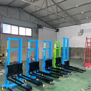 הרמת 500kg <span class=keywords><strong>1</strong></span>.3m חצי חשמלי עצמי טעינת מלגזה נייד Stacker תוצרת סין - Product Image 4