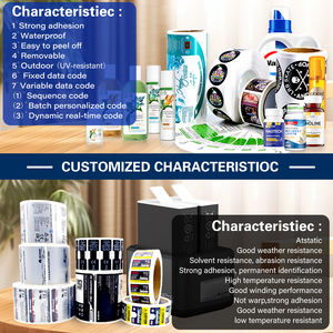 2025 gran oferta productos personalizados etiqueta de marca de alta calidad resistente al agua Uv palo fuerte logotipo dorado pegatina de vinilo impresa - Product Image 3