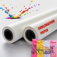 Kertas Transfer Sublimasi Gulungan Produsen Khusus dengan Kecepatan Pengeringan Cepat 98% Tingkat Transfer untuk Pencetakan Termal Kertas Putih pada Pakaian