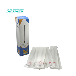 Kateter urin kucing sekali pakai dokter hewan dengan Stylet Tom Cat kateter uretra 1.3mm kateter urin hewan peliharaan - Product Image 1