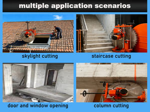 Scie électrique/scie à main/scie à mur en béton de haute qualité de 600 mm pour la découpe de murs, à vendre - Product Image 4