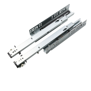 Gizli teleskopik ray tamamen yatak odaları için tezgah altı itme açık çekmece slayt için genişletilmiş daireler banyo oteller - Product Image 6