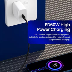 <span class=keywords><strong>C</strong></span>âble de données de type <span class=keywords><strong>C</strong></span> à <span class=keywords><strong>C</strong></span> double tête Pd60W <span class=keywords><strong>c</strong></span>âble de charge de voiture en tricot à charge rapide pour ordinateur portable Huawei Xiaomi Type <span class=keywords><strong>C</strong></span> télé<span class=keywords><strong>phone</strong></span> - Product Image 4