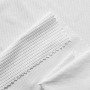 Tissu côtelé rayé 220 g/m² 78 % nylon 22 % élasthanne, tissu tricoté en polyamide extensible dans les quatre sens pour hauts <span class=keywords><strong>de</strong></span> sport et vêtements <span class=keywords><strong>de</strong></span> sport - Product Image 5