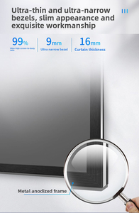 Pantallas de Proyección de Marco Fijo Fresnel para Montaje en Pared, para Proyectores de Tiro Largo, 8K UHD UST 16:9, para <span class=keywords><strong>Cine</strong></span> en Casa, <span class=keywords><strong>Precio</strong></span> de Fábrica - Product Image 4