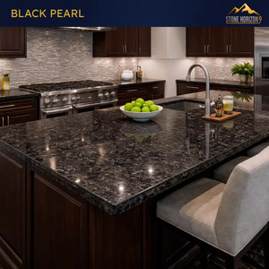 Black Pearl <b>Granite</b> Slabs 2cm Polished | Indian Dark <b>Granite</b> for Kitchen Countertops & Flooring | Export Quality - Product Image 3