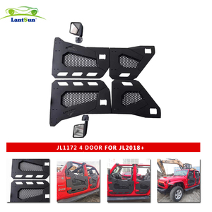4PCS AVANT + <span class=keywords><strong>ARRIÈRE</strong></span> Lantsun JL1172 Demi-portes en acier pour Jeep pour Wrangler JL Gladiator JT 4 PORTES - Product Image 5