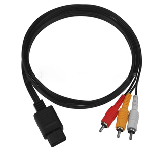 Cable av <span class=keywords><strong>N64</strong></span> de alta calidad para máquina de juegos, cable a macho para TV, venta al por mayor, barato - Product Image 5