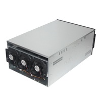Rangka Server Chassis Model 6 GPU 8GPU 13GPU yang Dapat Disesuaikan dengan Sembilan Kipas 12cm