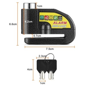 Candado de Bicicleta de la <span class=keywords><strong>Mejor</strong></span> Calidad, Candado de Alarma de Seguridad para Bicicleta, Candado <span class=keywords><strong>Antirrobo</strong></span> - Product Image 4