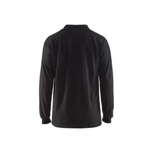 BLAKLADER - 337417269900S Polo à manches longues ignifuge Noir-EAN 7330509392737 FLAME RESISTANT WORKWEAR - Product Image 2
