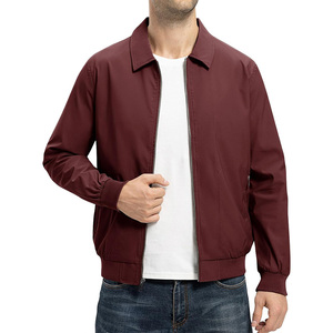 Lightweight Canvas <b>Packable</b> Windproof <b>Jacket</b> Stand Collar Multiple Pockets for Travel Backpacking Men's Casual Varsity <b>Jacket</b> - Product Image 1