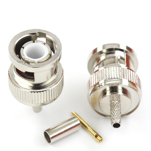 Conector Coaxial RF Macho Superbat BNC-C-J-1.5, Tipo Soldadura por Crimpado, Completamente de Cobre, para Cable RG316 50-1.5 - Product Image 2
