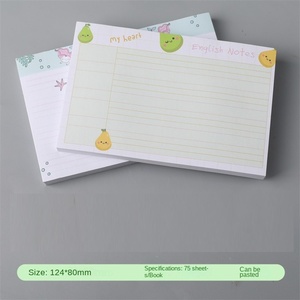 Kawaii marcapáginas planificador Bloc de notas índice pestañas pegatina marcapáginas notas adhesivas papel para niña papelería - Product Image 6