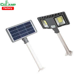 Cclamp IP65 năng lượng mặt trời ánh sáng đường phố với cảm biến chuyển động hoàng hôn bình minh an ninh <span class=keywords><strong>LED</strong></span> cho đường vuông sân vườn sân bóng rổ - Product Image 4