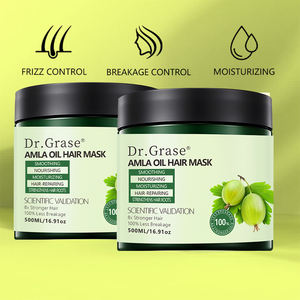 Fabricants de shampooing OEM, ensemble de soins capillaires à l'huile d'<span class=keywords><strong>amla</strong></span> biologique, sans sulfate, anti-frisottis, <span class=keywords><strong>masque</strong></span> capillaire lissant à l'<span class=keywords><strong>amla</strong></span> - Product Image 3