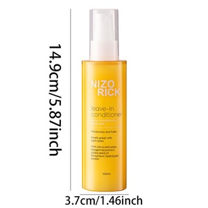 100ml <strong>Simply</strong> Nutritive Organic Leave-In Oil for Men with Curly Hair Shine <strong>Spray</strong> Based on Leave-In Ingredients - Product Image 3