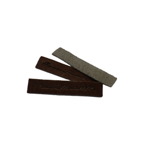 Fabbrica all'ingrosso OEM Custom pelle scamosciata crine in pelle goffrata etichette per cucire su abbigliamento toppe in pelle per indumento - Product Image 4