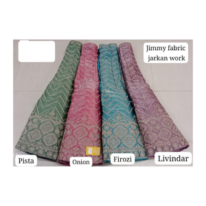 Kadınlar için ağır süslenmiş <span class=keywords><strong>Net</strong></span> Lehenga Georgette Flair gelin Partywear kutlamak tören geceleri tarzı - Product Image 1