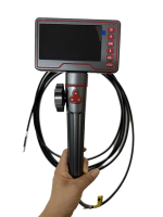Système de caméra d'inspection de tuyaux par endoscope, caméra optique portable à fibre optique, longueur de câble de 5 m