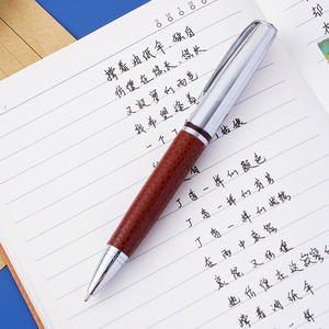 Stylo en cuir PU de luxe, articles promotionnels, stylos à bille, stylo à bille en métal, enveloppe en cuir PU - Product Image 2