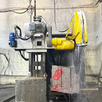 Máquina de Corte Automática de Columna Única, Cortadora de Bloques Pequeños QZQ-1600/1800 para Bloques de Mármol, Granito y Cuarzo