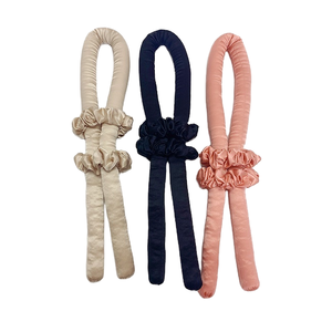 Ensemble de rouleaux en soie 100% 19 mm, accessoires de coiffure pour femmes, boucleur sans chaleur - Product Image 1