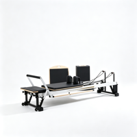 Machine de Pilates Reformer professionnelle réglable en aluminium avec ressorts allemands pour studio de Pilates et usage domestique