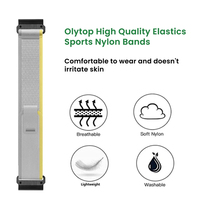 Bracelets en nylon réglables QuickFit Release Trail Loop Watch Strap pour Garmin Fenix 8 E 7 7X Band Wristband