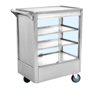 Carrello Mobile per Alimenti in Acciaio Inox/Carrelli di Servizio per Sala da Pranzo con Ruote Vendita all'Ingrosso dalla Fabbrica Cinese/Carrello Elettrico per Snack Wanchu - Product Image 3