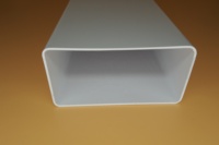 LX Brand LX5240 Poste Delimitador de Carretera Rectangular de PVC, Marcador de Borde de Carretera, Poste de Señalización de Tráfico, Poste de Valla, Blanco/Surtido 105x55x1.5mm