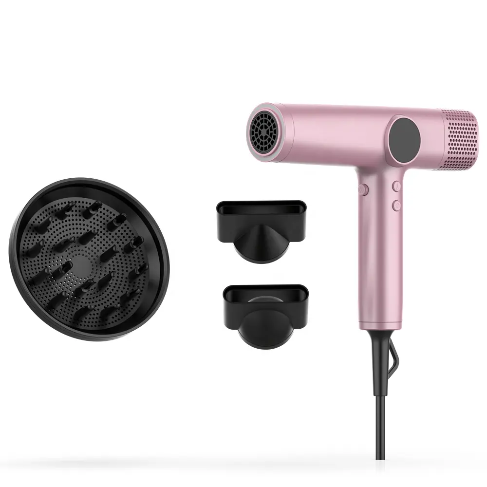 Customized Professional Hair Dryer Brushless Motor Ionic Blow Dryer Negative Ion Fast Drying Damage Protection Hair Dryer