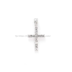 Classic Simple <b>Cross</b> Pendant, Zircon Light Luxury Fashion <b>Cross</b> Necklace, Necklace Men's and Women's Jewelry - Product Image 5