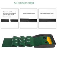 Tapis de golf d'intérieur personnalisé, tapis de putting portable, tapis d'entraînement antidérapant et durable pour la maison/le bureau/les voyages