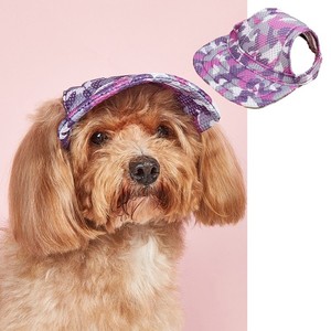 Gorra de Visera con Orificios para las Orejas para Perros, Transpirable, de Poliéster, para Verano, Accesorio de Ropa para Mascotas - Product Image 3