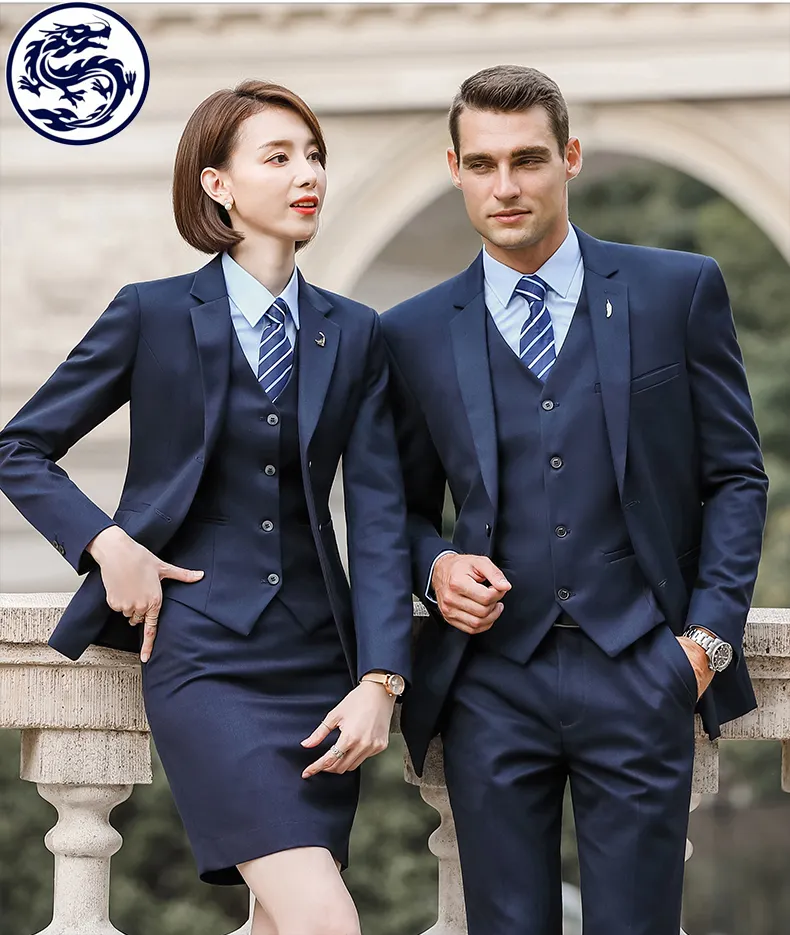 Wholesale High Quality Slim Fit Full Set 5 in 1 Bespoke Anti Shrink Full Set Wool Viscose Business Suit