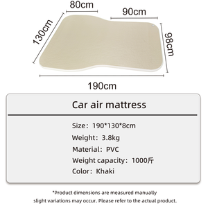 Matelas pneumatique gonflable pour voiture, lit de siège arrière portable, matelas de voyage pour voiture, lit gonflable pour camping, matelas gonflable pour voiture universel SUV - Product Image 4