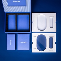 Boîte cadeau en carton rigide avec fermeture magnétique, logo personnalisé de marque privée, emballage de luxe, insert gaufré, carton ondulé recyclable