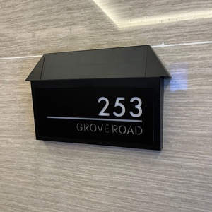 Solar House <b>Numbers</b> Sign Custom Solar Address Sign Light Guide Type Factory Direct Solar Charging High Brightness Outdoor - Product Image 4