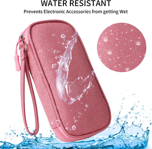 2025 tiện ích mới Du Lịch Kỹ thuật số <span class=keywords><strong>USB</strong></span> sạc dây cáp túi lưu trữ thiết bị điện tử tổ chức Silicone chủ hộp mềm dây Earbuds - Product Image 6