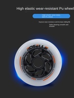 Chaussures de roller en ligne à une rangée en fibre de carbone professionnelles pour adultes Roulements Seiko Haute résistance au rebond Roues en PU 85A Durables