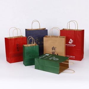 Manufacturer Low Cost Christmas <b>Cheap</b> Brown Kraft <b>Paper</b> <b>Bag</b> for Clothing/Gift/Food/Packaging Print Your logo - Product Image 4