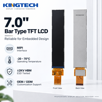 Module d'affichage à bande longue TFT LCD ultra large de 7 pouces Kingtech 280x1424 MIPI pour appareils embarqués