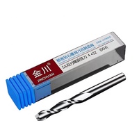 Fresa de extremo de carburo sólido personalizable, brocas de enrutador CNC de corte en espiral de dos flautas de 4mm y 6mm para madera, soporte ODM y OEM
